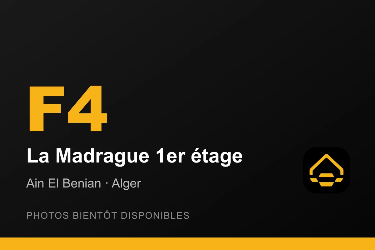 F4 La Madrague 1er étage